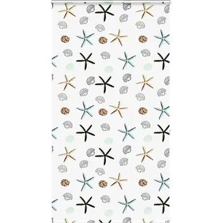 Duschrollo mit Kassette 140x240 cm Stoffbreite 136 cm - Bunt