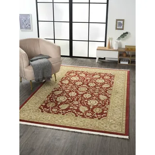Myflair Maryam 1 Kurzflorteppich 160 x 230 cm Rot/Creme