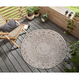 freundin Home Collection Lilja Wendeteppich Ø 240 cm Weiß