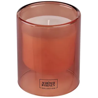 Schöner Wohnen Duftkerze L 11 cm braun