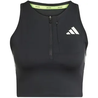 adidas Adizero Running Gel Pocket Crop Sport-top - Black - L