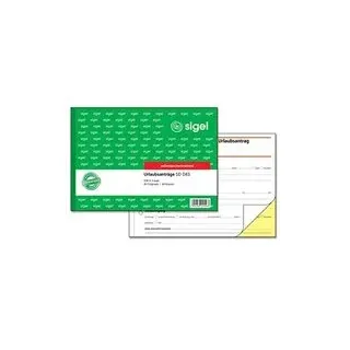 SIGEL Urlaubsabwesenheitsmeldung Formularbuch SD045, 1 St.