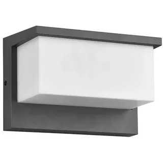 Trio Außenwandleuchte Metall 23x15 cm inkl. Bewegungsmelder Anthrazit