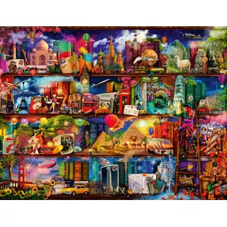 Ravensburger Puzzle 16685 - Welt der Bücher