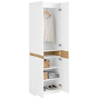 SoBuy Kleiderschrank 61 x 192 x 30 cm Weiß
