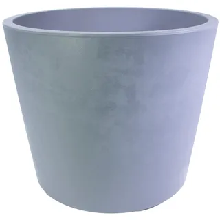 mgc24 Millennium Pflanztopf mit Rollen Ø 59 x 49,5 cm, Aschgrau | Mit Wasserspeicher | großer runder Pflanzkübel für Garten, Terrasse & Balkon | wetterfest & UV-beständig