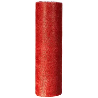 Deko AS GmbH Sizoflor Tischband rot 30 cm Rolle 25 Meter 60 009-R