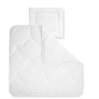 Julius Zöllner Kindersteppbett-Set Babytraum, Decke mit Kissen, Thinsulate Lite Loft, Standard 100 by OEKO-TEX, Größe 80x80 + 35x40 cm