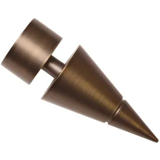 GARDINIA Vorhangstange Kegel 2-läufig Ø 25 mm 305 cm Bronze