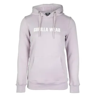 Gorilla Wear - Charlotte Hoodie - Lila - Bodybuilding Sport Freizeit Alltag leicht bequem mit Logo Aufdruck aus Baumwolle und Polyester optimale Bewegungsfreiheit, S