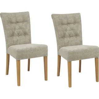 Home Affaire Polsterstuhl Queen Polyester beige 4er Set