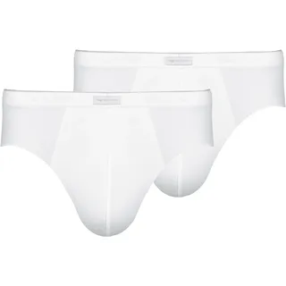Slip MEY "Dry Cotton", Herren, Gr. 10 (4XL), weiß, Single Jersey, Obermaterial: 57% Baumwolle, 38% Polyester, 5% Elasthan, unifarben, körpernah, Unterhosen Slip, Single-Jersey Qualität, schnell trocknend, atmungsaktiv, ohne Eingriff