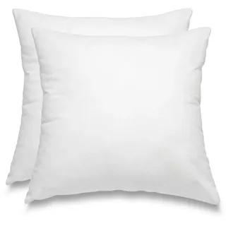 Wometo Federkissen 40 x 40 cm Weiß