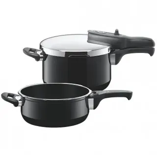 Silit Sicomatic t-plus 2-tlg. 4,5 l + 3,0 l schwarz