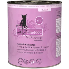 Bild von 12x800g Lamm & Kaninchen catz finefood getreidefreies Katzenfutter nass