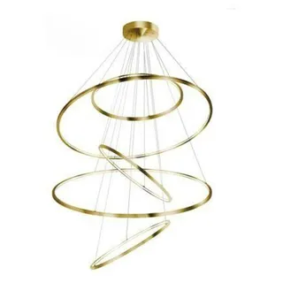 AZzardo LED-Pendelleuchte Rad XXL Gold AZ3138 190W 11400lm 3000K IP20 120cm Gold
