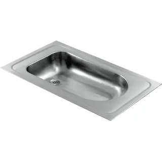 KWC AR Babybadewanne, CAMPUS, Edelstahl, 915x550x150 mm, Einlegemontage