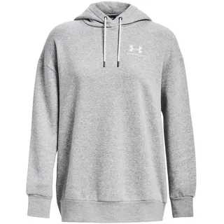 Under Armour Fleece Hoodie Grau/Weiß M