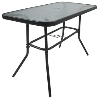 VCM Gartentisch 110 x 55 x 70 cm Grau