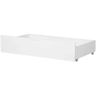 Beliani Bettschublade 2er set Weiß Rumilly , Holz , Schlafzimmer, Betten, Bettgestelle- Einzelteile, Bettkästen