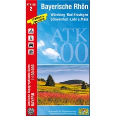 Bayerische Rhön 1:100 000