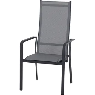 Siena Garden Carlton Dining Move Gartenstuhl 60 x 120 x 113 cm dunkelgrau