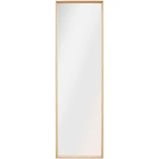 Wandspiegel , Eichefarben , Holz, Glas , Eiche , massiv , rechteckig , 42.5x142.5x4 cm , senkrecht montierbar, Ganzkörperspiegel , Spiegel, Wandspiegel
