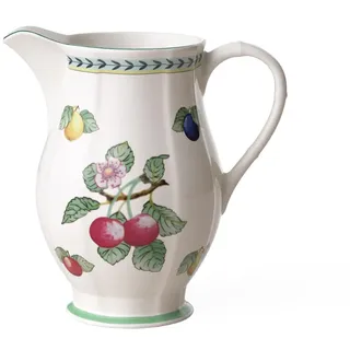 Villeroy & Boch French Garden Fleurence Krug 2,1 Liter, Glas, Weiß/Bunt