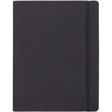 Amazon Basics Notizbuch, nicht liniert, Softcover, XL-Format, 25 x 20 cm, Schwarz