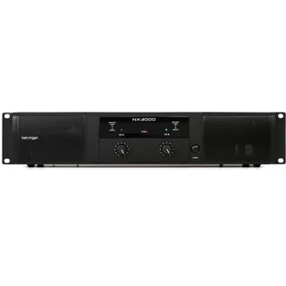 Behringer NX3000 Ultraleichter 3000-Watt-Class-D-Leistungsverstärker mit SmartSense-Lautsprecherimpedanzkompensation