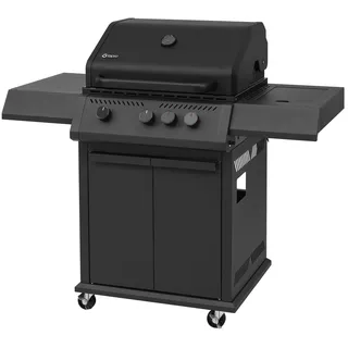 tepro 3+1 Brenner Gasgrill Woodlake – 3-Brenner-Gasgrill mit Infrarot-Keramik-Seitenbrenner