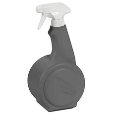 EDA - Sprühflasche 1 Liter für Pflanzen mit Auslöser - 12,5 x 9,2 x 26 cm - Anthrazitgrau