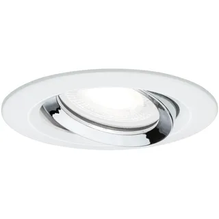 Paulmann Einbauleuchte Nova Plus 1x6W rund Weiß matt Chrom
