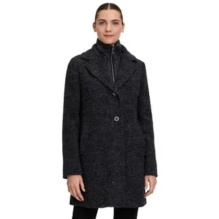 GIL BRET Wintermantel mit Wolle, schwarz