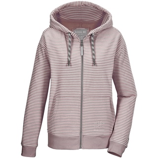 G.I.G.A. DX Damen Sweatjacke mit Kapuze GS 42 WMN SWT JCKT GOTS, taupe, 34, 41168-000