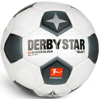 derbystar Bundesliga Brillant Mini Classic v23 Fußball, Weiss/schwarz/grau, Einheitsgröße