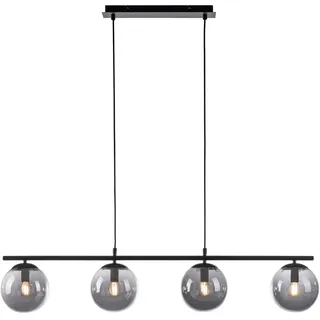just light. Just Light Pendelleuchte Big Widow 4-flammig Schwarz