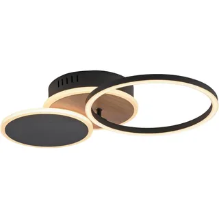 just light. Just Light 14116-78 LED-Deckenleuchte SEVENT LED/25,5W/230V schwarz/braun