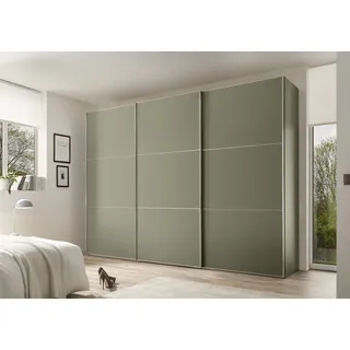 STAUD Schwebetürenschrank Includo 298 x 222 x 68 cm Grün/Weiß