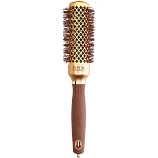 Olivia Garden Expert Blowout Shine wavy bristles, gold/brown Rundbürste