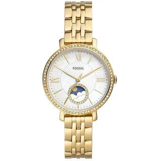 Fossil Damen Analog Quarz Uhr mit Edelstahl Armband ES5167