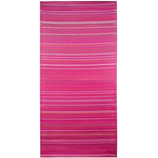 Marrakesch Orient & Mediterran Interior Outdoor Teppich Läufer Küchenteppich Jakinta 90 x 180cm - Rosa