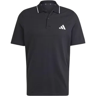 adidas Essentials Small Logo Piqué schwarz M