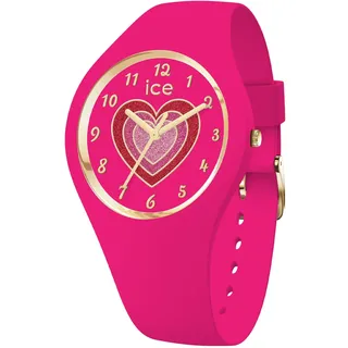 ICE-Watch Ice Fantasia Love - Rosa Damenuhr mit Plastikarmband - 022460 (Small -)