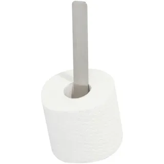Tiger Colar Reserverollenhalter zum Kleben, Edelstahl gebürstet, mit integrierter Klebefolie zur Montage ohne Bohren, 1312930946, 24.3 x 5 x 6.9 cm