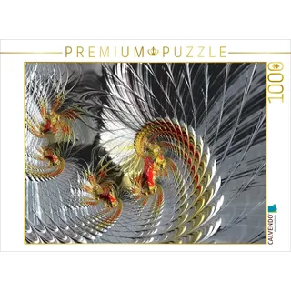 CALVENDO Puzzle Crystal Glass Fractal 1000 Teile Puzzle quer | Lege-Größe cm Foto-Puzzle für glückliche Stunden