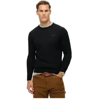 Superdry Essential Slim Fit Pullover - Black - 2XL