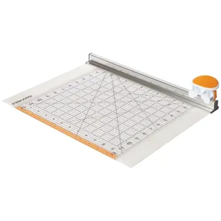 Fiskars Rollmesser mit Lineal, 12” x 12”, Orange/Weiß, 1016264 | Orange/Weiß, 1016264
