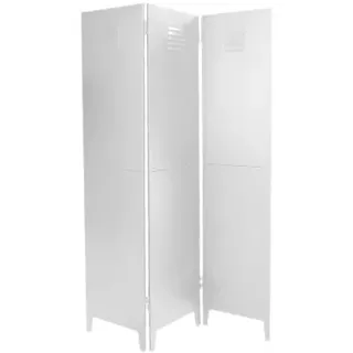 Urban Living INDUSTRIEL SCHWARZ PARAVENT EN Metal 3 PANNEAUX 120XH170CM