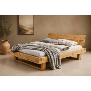 OTTO home Ultima Balkenbett 198 x 228 cm Braun